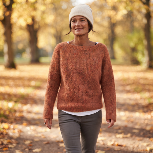 Amira | Women's Oversize Turtleneck Sweater – Cozy Fall