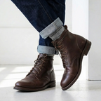Kai | Velcro Strap Ankle Boots for Men