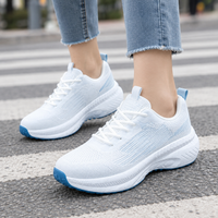 Anke Lace-Up Platform Sneakers with Padded Collar for Women