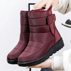 Rensje | Quilted Waterproof Boots with Buckle for Women