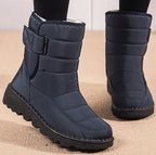 Rensje | Quilted Waterproof Boots with Buckle for Women