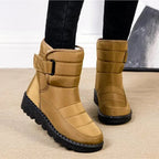 Rensje | Quilted Waterproof Boots with Buckle for Women