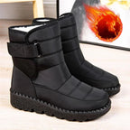 Rensje | Quilted Waterproof Boots with Buckle for Women