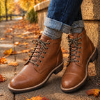 Heinrich | Cap Toe Chelsea Boots with Lace-Up Ankle Cut for Men