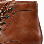 Heinrich | Cap Toe Chelsea Boots with Lace-Up Ankle Cut for Men