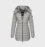 Elowise | Hooded Longline Belted Coat for Women