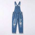 Aafke | Straight-Leg Bib Pocket Jumpsuit for Women