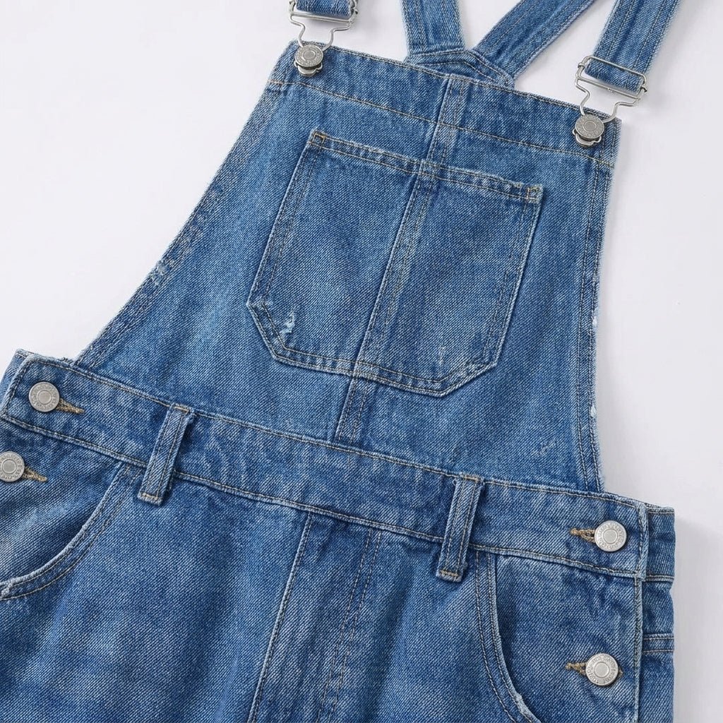 Aafke | Straight-Leg Bib Pocket Jumpsuit for Women