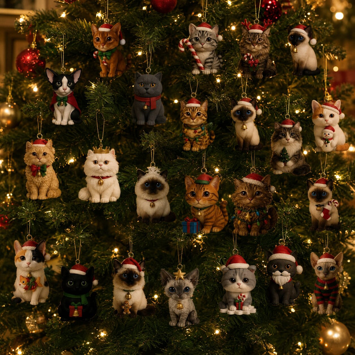 CAT FIGURINE ADVENT CALENDAR – 24 MINI CATS