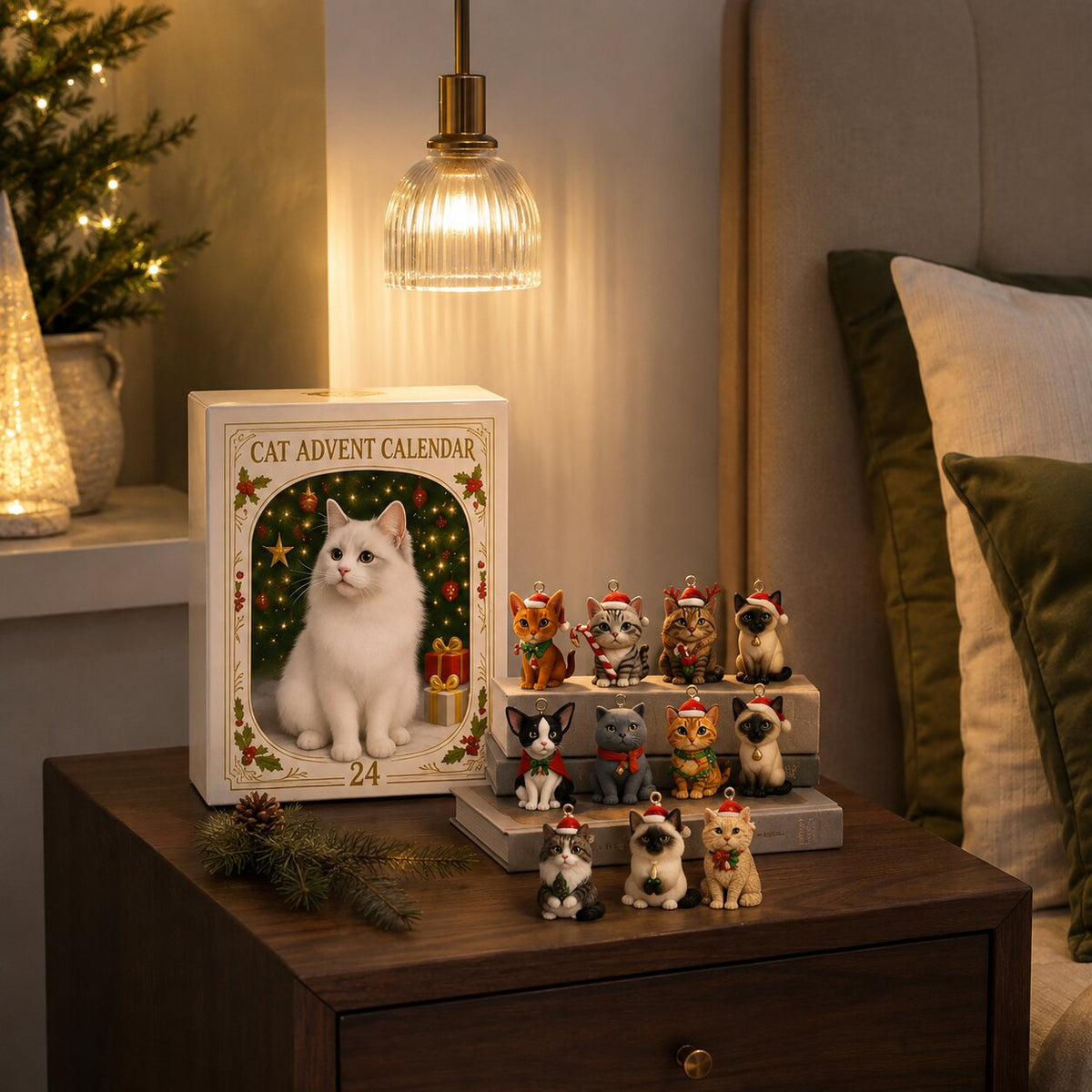 CAT FIGURINE ADVENT CALENDAR – 24 MINI CATS
