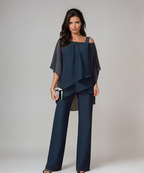 Alice Layered Off-Shoulder Wide-Leg Set for Women