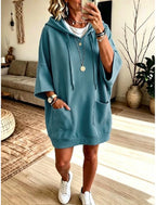 Femke | Snowcoming Dresses Oversized Hooded Pocket Dress