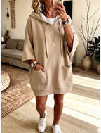 Femke | Snowcoming Dresses Oversized Hooded Pocket Dress