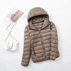 Cosima | Hooded Zip-Front Longline Jacket for Women