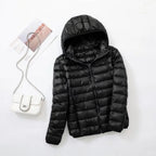Cosima | Hooded Zip-Front Longline Jacket for Women