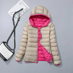 Cosima | Hooded Zip-Front Longline Jacket for Women