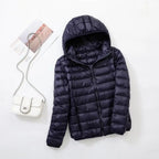 Cosima | Hooded Zip-Front Longline Jacket for Women