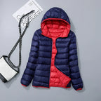 Cosima | Hooded Zip-Front Longline Jacket for Women