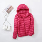 Cosima | Hooded Zip-Front Longline Jacket for Women