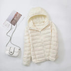 Cosima | Hooded Zip-Front Longline Jacket for Women
