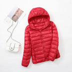 Cosima | Hooded Zip-Front Longline Jacket for Women