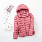 Cosima | Hooded Zip-Front Longline Jacket for Women