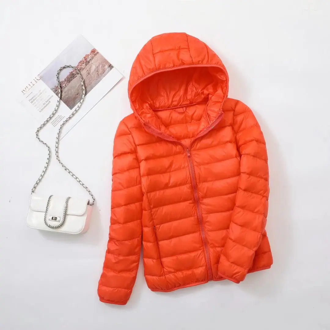 Cosima | Hooded Zip-Front Longline Jacket for Women