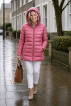 Lise | Quilted Packable Puffer Jacket with Detachable Hood