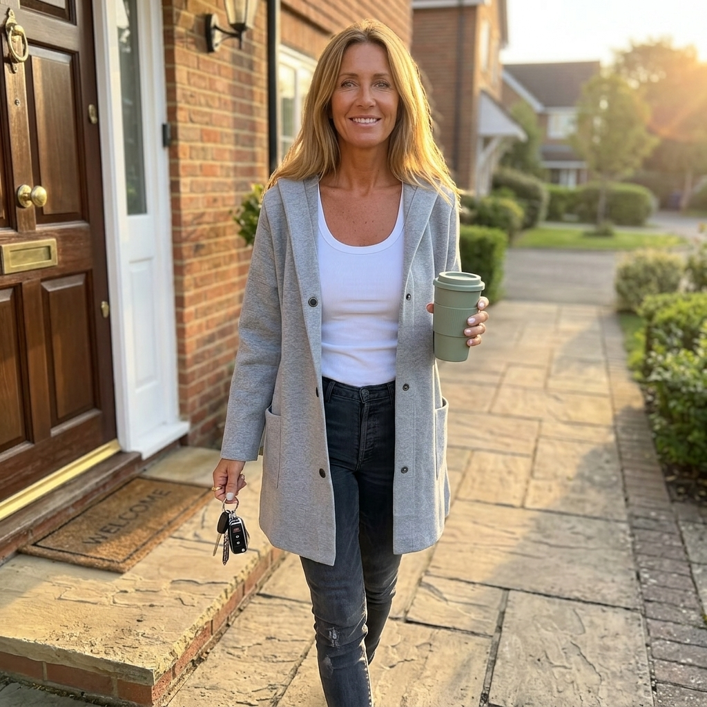 Juno | Oversized Hooded Button-Front Cardigan with Pockets