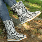 Rosina | Suede Lace-Up Mid-Calf Winter Boots for Women