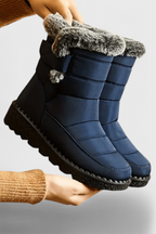 Katrijn | Fur-Trim Quilted Waterproof Boots for Women