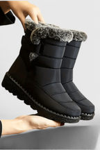 Katrijn | Fur-Trim Quilted Waterproof Boots for Women