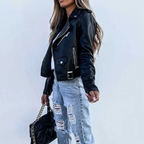 Flore | Belted Longline Puffer Jacket with Stand Collar for Women