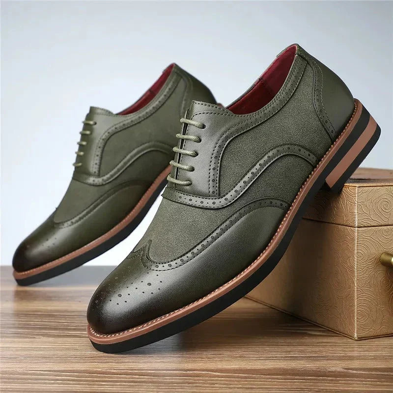 Benedikt Perforated Brogue Dress Shoes for Men