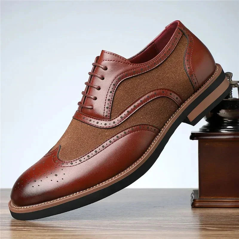 Benedikt Perforated Brogue Dress Shoes for Men