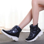Imogen | Quilted Zip-Up Waterproof Boots for Women