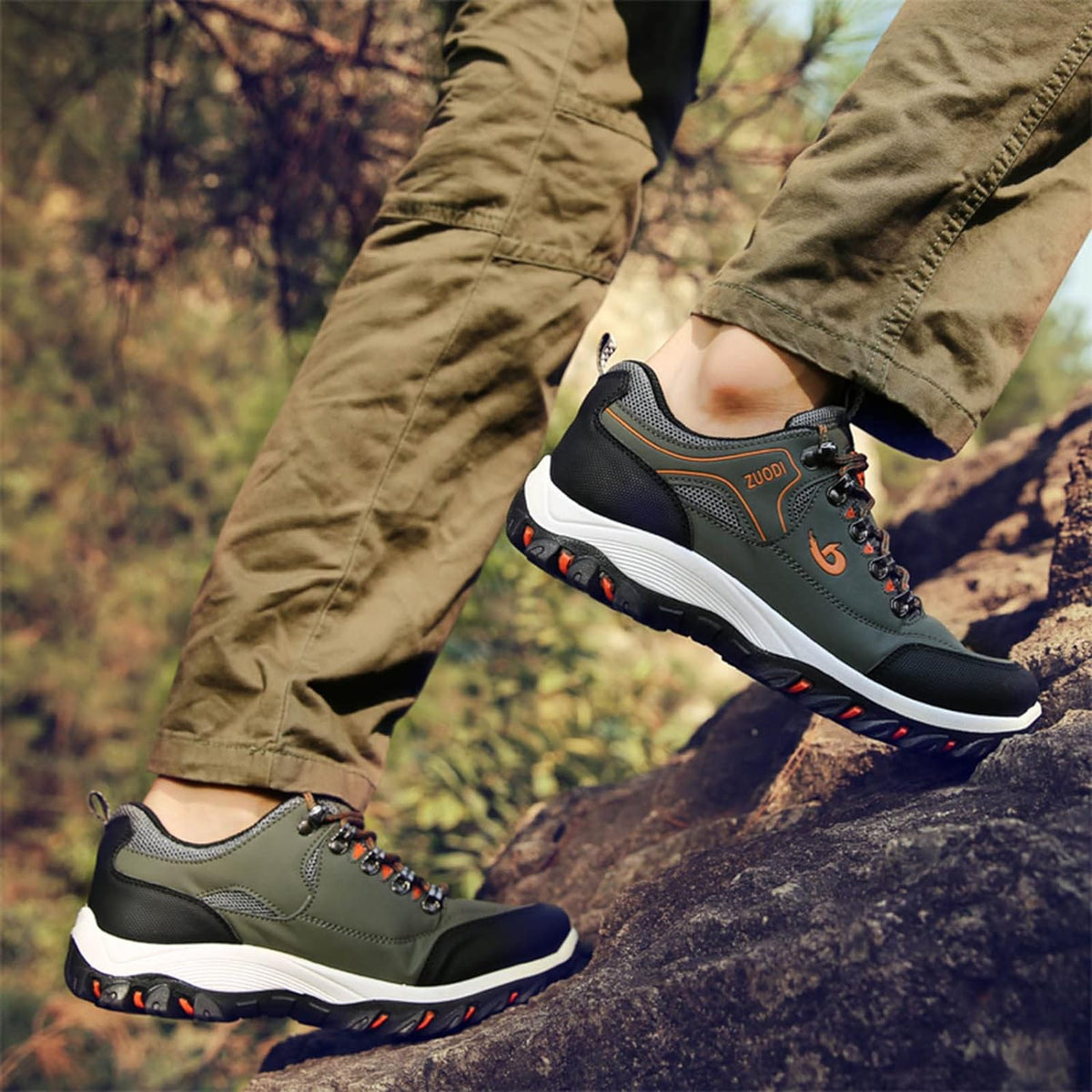 Levi | Water-Resistant Hiking Shoes with Sturdy Sole for Men