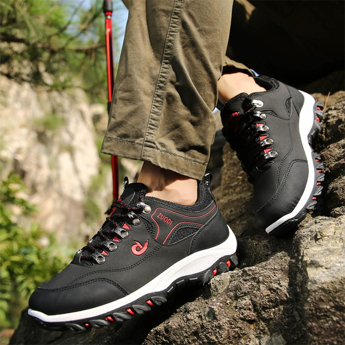 Levi | Water-Resistant Hiking Shoes with Sturdy Sole for Men
