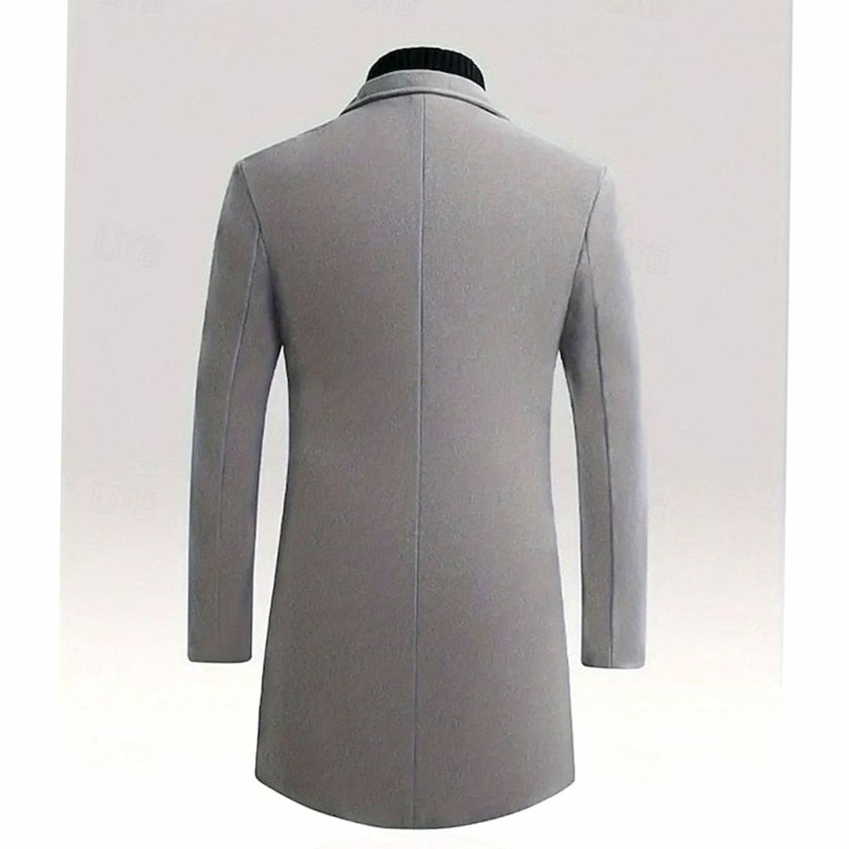 Simon | Single-Breasted Longline Overcoat for Men