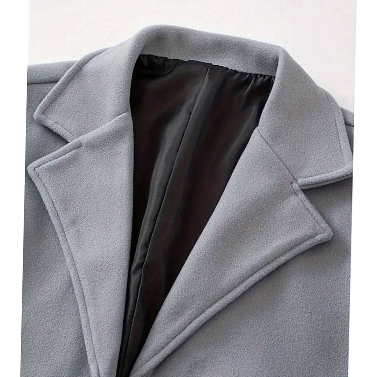 Simon | Single-Breasted Longline Overcoat for Men
