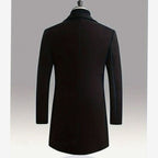 Simon | Single-Breasted Longline Overcoat for Men