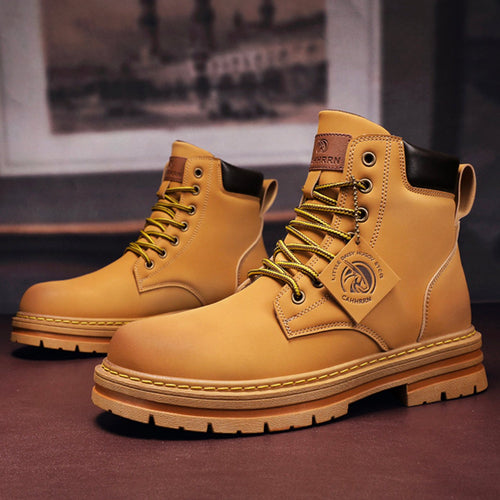 Bent | Lace-Up Lug Sole Hiking Boots for Men