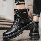 Bent | Lace-Up Lug Sole Hiking Boots for Men