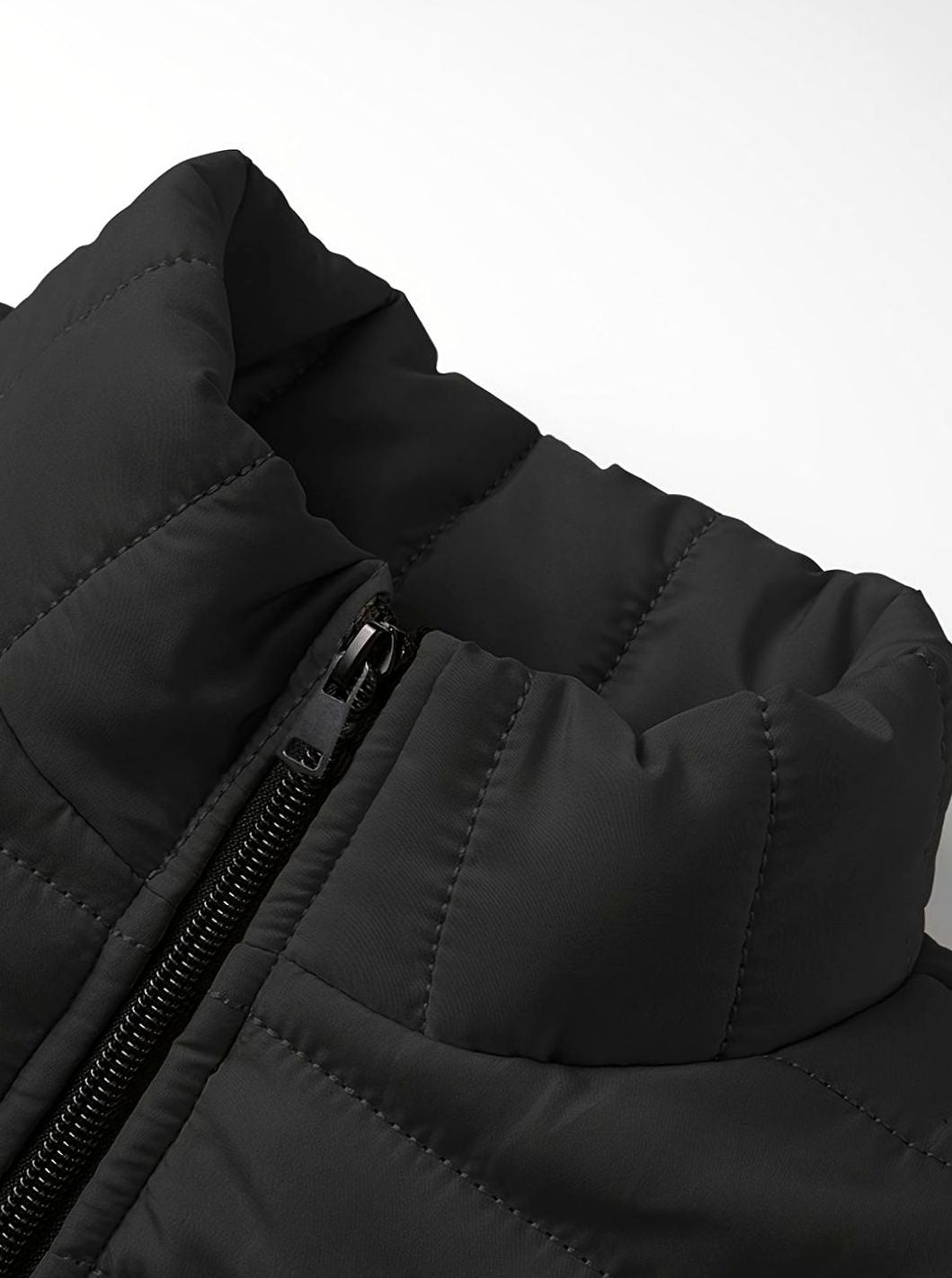 Thijs | Quilted Zip-Front Puffer Jacket for Men