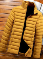 Thijs | Quilted Zip-Front Puffer Jacket for Men
