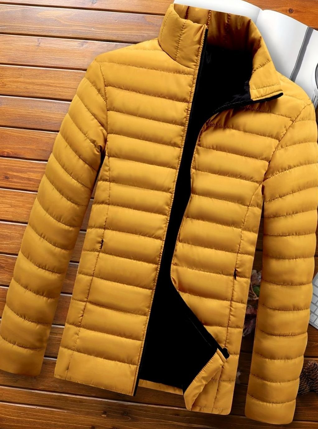 Thijs | Quilted Zip-Front Puffer Jacket for Men