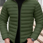 Thijs | Quilted Zip-Front Puffer Jacket for Men