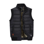 Tate | Quilted Stand-Collar Zip Vest for Men
