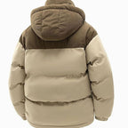 Tobias | Quilted Hooded Puffer Jacket with Trim for Men
