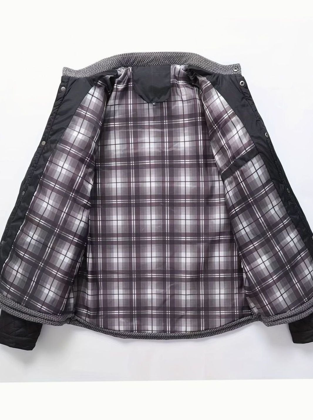 Stefan | Quilted Stand-Collar Snap-Front Jacket for Men